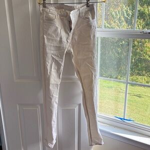 Denim Forum Men's Off-White Skinny Jeans
